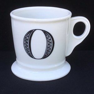 Anthropologie classic monogram mug - letter "O"
